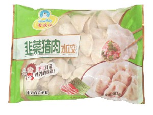 雪波比韭菜猪肉水饺