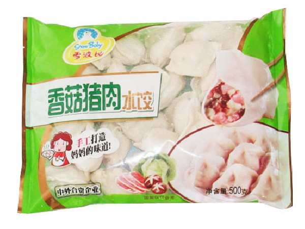 雪波比香菇猪肉水饺